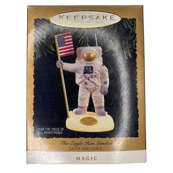 The Eagle Has Landed Hallmark Magic Keepsake Ornament - Picture 2 of 6
